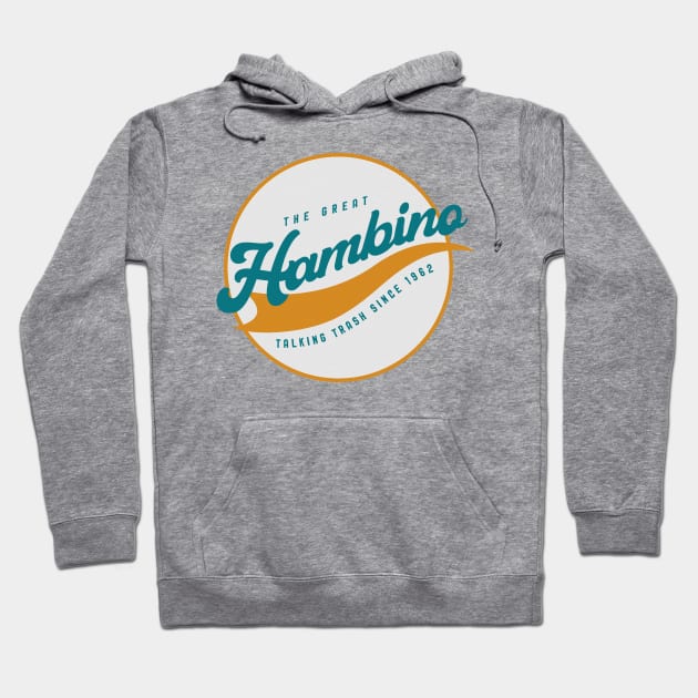 The Great Hambino Hoodie by mikevotava